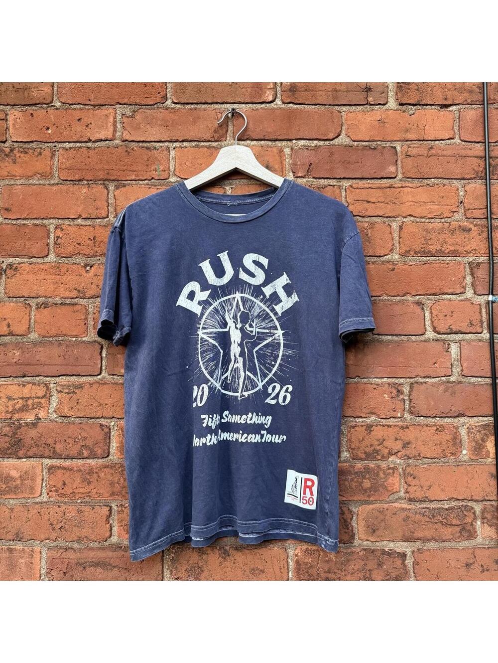 Vintage rush 50 something tour t shirt 2026 M